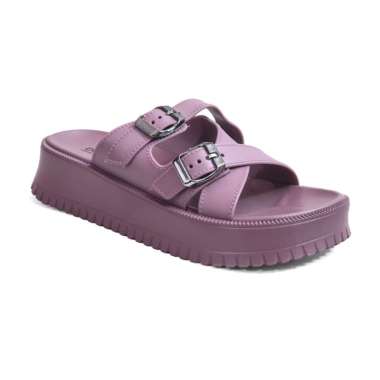 Dr. Kevin Sandal Selop Wanita Hak Tinggi Rata Flat Sandals 571-136 Ungu 36