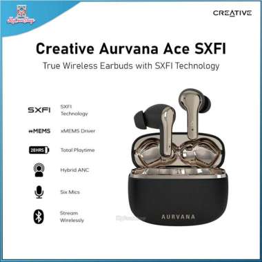 CREATIVE AURVANA ACE SXFI TRUE WIRELESS EARBUDS EARPHONE TWS HYBRID ANC