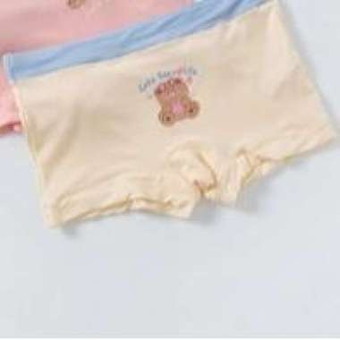 Young Curves Panty Junior Bear Viscose Boxshort C24-100193 M Beige