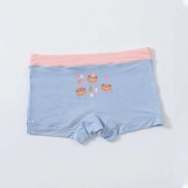 Young Curves Panty Junior Bear Viscose Boxshort C24-100193 M Blue