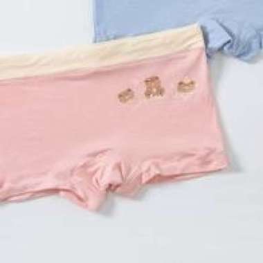 Young Curves Panty Junior Bear Viscose Boxshort C24-100193 M Pink