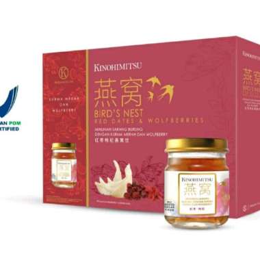 Kinohimitsu Bird Nest Red Dates Wolfberries - 6 botol @75ml