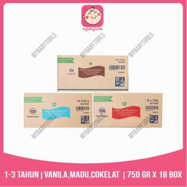 FRISIAN FLAG 1+ 3+ VANILA MADU COKLAT 750gr x 18Box PRIMAGRO Susu Formula - KARTON = 1+ COKELAT