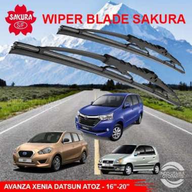 Wiper Kaca Depan Avanza Xenia Atoz Wiper Mobil SAKURA