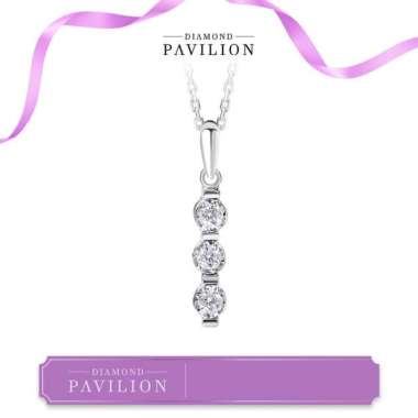Diamond Pavilion Liontin Emas Batu Berlian Namara Pendant