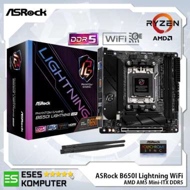 Motherboard ASRock B650I Lightning Wifi Phantom Gaming | AMD AM5 Mini-ITX | DDR5