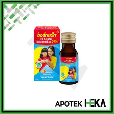 Bodrexin Flu dan Batuk Tidak Berdahak DPH Sirup 56 ml - Syrup Anak