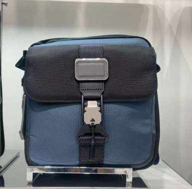 TUMI Alpha Bravo Junior Crossbody Bags - Tas Selempang Pria - Pavement