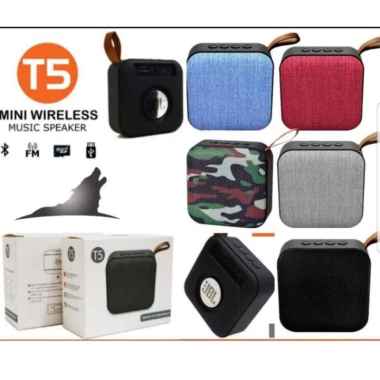 Speaker Bluetooth T5 Speaker Mini Mega Bas Portable Wireless