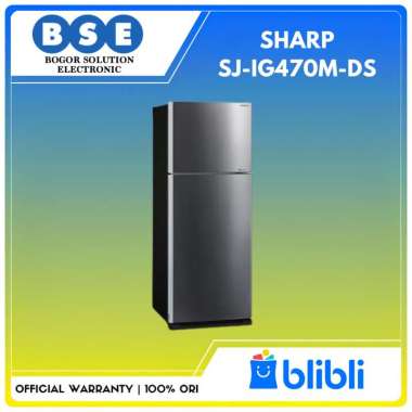 Kulkas Inverter Sharp 2 Pintu SJ-IG470M-DS 397 Liter SJIG470MDS 397L