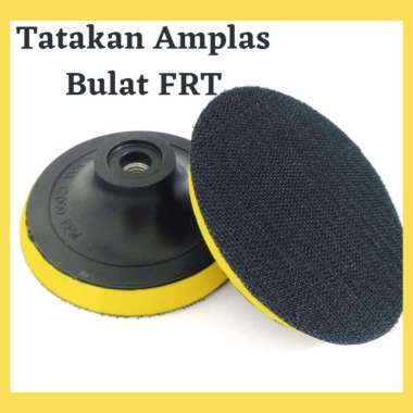 Tatakan Amplas Bulat FRT Gerinda Tangan / pad perekat amplas