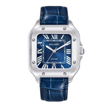 JAM TANGAN PRIA ANALOG KOTAK BALMER SAPPHIRE ORIGINAL B 8206 BALMER B.8206 JAM BALMER 8206 JAM BALME