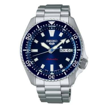 JAM TANGAN PRIA SEIKO AUTOMATIC ORIGINAL SEIKO AUTOMATIC SRPL83K1 SEIKO SRPL83 STRAP SILVER BLUE DIA