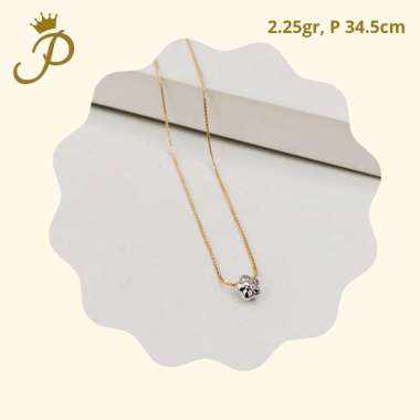 Kalung Mas Kuning 16K liontin flower -64864