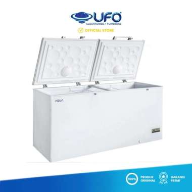 AQUA Chest Freezer AQF400GC / Freezer Box Aqua 400ltr Aqua AQF400GC
