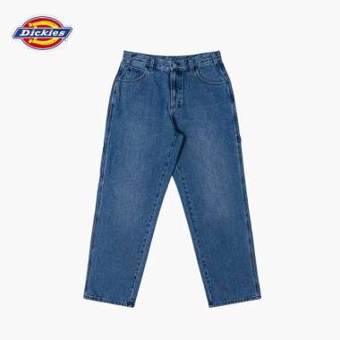 DICKIES - Men's Denim Loose Fit Pants - Celana Jeans Pria 34 MEDIUM BLUE