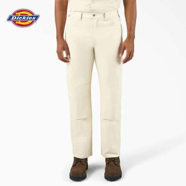 DICKIES - Double Knee Painter Pant, Natural - Celana Kerja (Inseam 30 Inch) 32 NATURAL