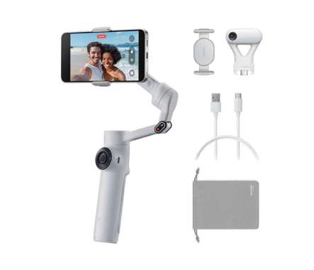 Insta360 Flow 2 AI Tracker Bundle / Insta360 Flow 2 / Insta360 Flow AI Stone Gray