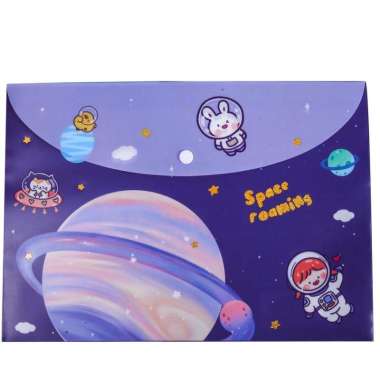 Joytop Space Odyssey Snap Button Bag A4 Tas FC-4490 Saturn