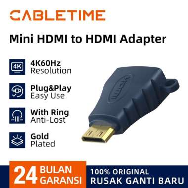 CABLETIME Adapter Standard HDMI to Mini HDMI Type C & Micro HDMI Type D Mini HDMI