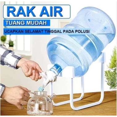 Rak Galon Aqua tempat galon Model U Kaki Galon Besi tempat aqua Rak Kaki Galon / Rak galon