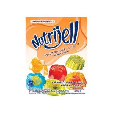 Nutrijell Agar-agar Nutrijell Jeruk Sachet 15 gr