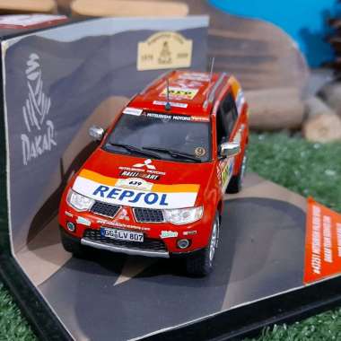 Diecast Miniatur Mitsubishi Pajero Rally #1
