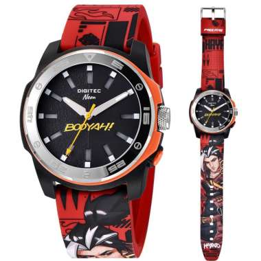 Digitec DN-5191T-FF Jam Tangan Pria Analog Lampu Neon 5191 DN5191T Free Fire Limited Edition FreeFir