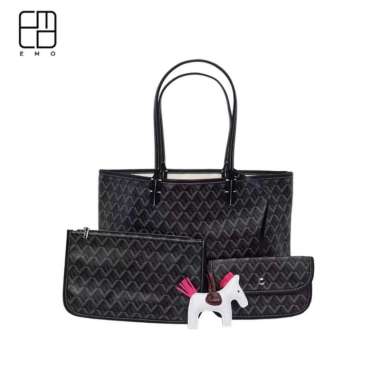 EMO Large Tote Bag - 100% Authentic Black