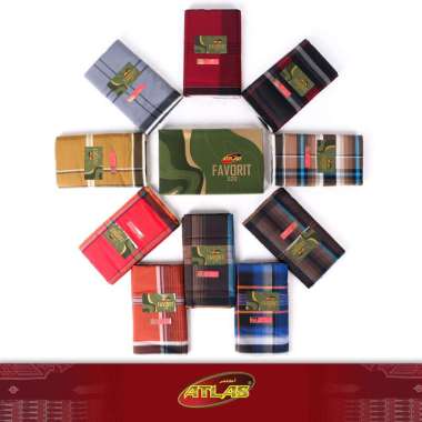 Grosir 10 Pcs Sarung ATLAS Favorit 520 ALH
