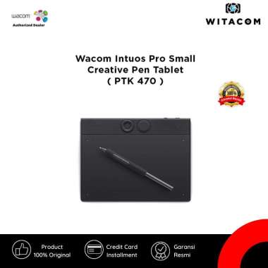 WITACOM - Wacom PTK 470 / PTK470 Intuos Pro Small Creative Pen Tablet - Garansi Resmi
