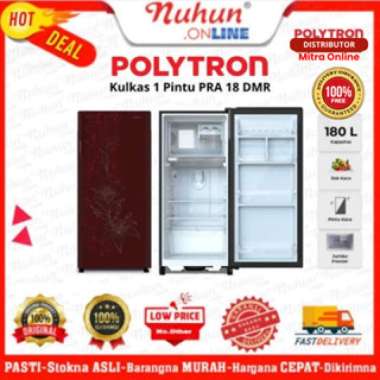 Polytron Kulkas 1 Pintu PRA 18 DMR 180 Liter