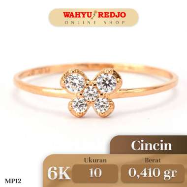Cincin Emas Kadar 6K Wahyu Redjo khusus