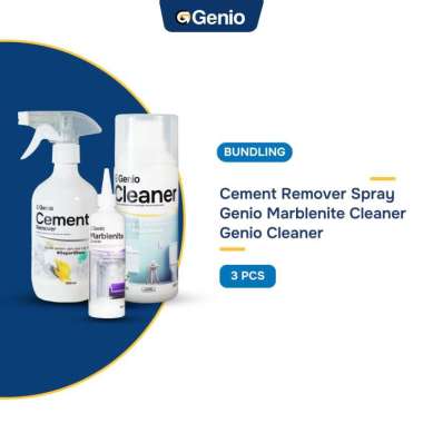 Genio | Cement Remover Spray & Genio Marblenite Cleaner 250ml & Genio Cleaner 500ml