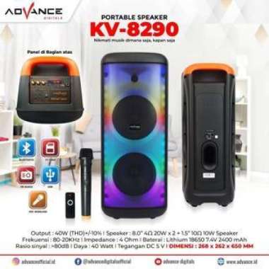 SPEAKER ACTIVE ADVANCE PORTABLE - KV 8290