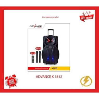 SPEAKER PORTABLE ADVANCE 18 INCH USB FM BLUETOOTH - K 1812