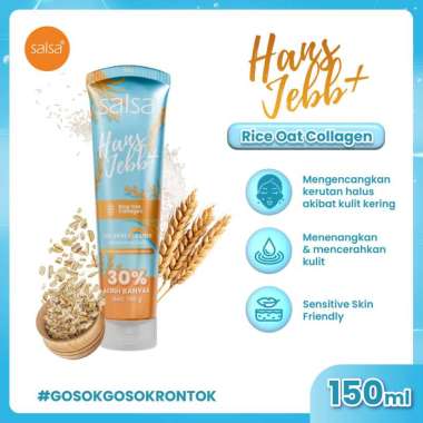 GLAM - SALSA Hans Jebb+ Peeling Gel - Gel Skin Cleanser Eksfoliasi Perontok Daki & Ketiak Hitam hans