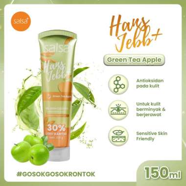 GLAM - SALSA Hans Jebb+ Peeling Gel - Gel Skin Cleanser Eksfoliasi Perontok Daki & Ketiak Hitam hans