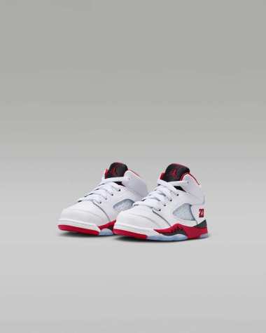 Sepatu Basket Nike Anak Toddler Air Jordan 5 Retro OG "Black Tongue" HQ7981-101 10C