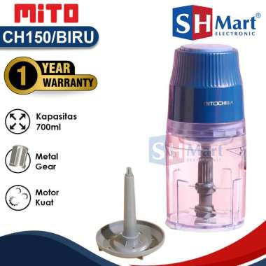 Mitochiba Chopper CH150 Pop Star Series Kapasitas 700ml / Penggiling Daging Es Batu Buah dan Sayur B
