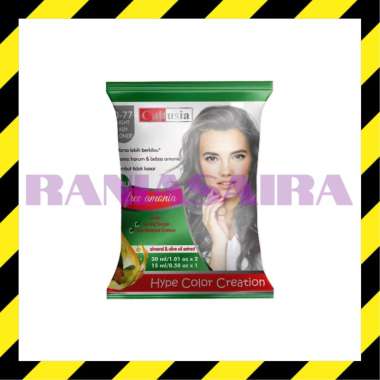 CULTUSIA Hype Hair Color 30ml Cat Pewarna Rambut Cream Colour Sepuh Peacock Penutup Uban 0/77