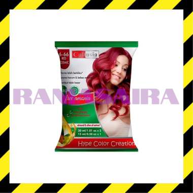 CULTUSIA Hype Hair Color 30ml Cat Pewarna Rambut Cream Colour Sepuh Peacock Penutup Uban 6/66