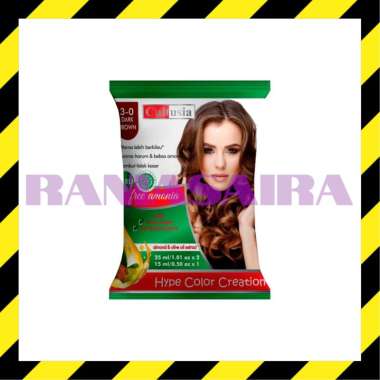 CULTUSIA Hype Hair Color 30ml Cat Pewarna Rambut Cream Colour Sepuh Peacock Penutup Uban 3/0