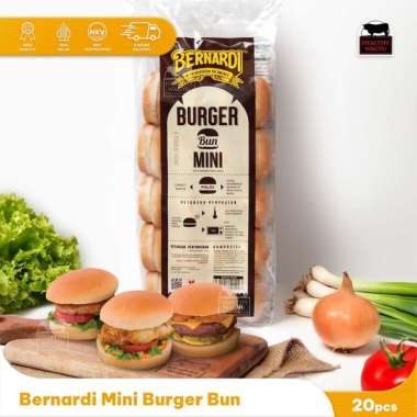 Bernardi Roti Burger Mini Burger Bun 20 pcs Halal Healthy