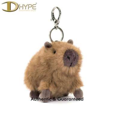 JELLYCAT CLYDE CAPYBARA BAG CHARM 100% ORIGINAL