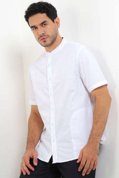 Cardinal Kemeja Koko Lengan Pendek Big Size C2876O08A White 5XL