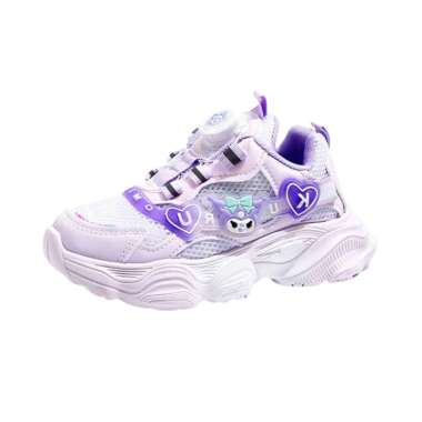 Sepatu Anak Perempuan LV0690 β Kuromi Casual Trendy Free Box Size 26-37 30 UNGU LV0678