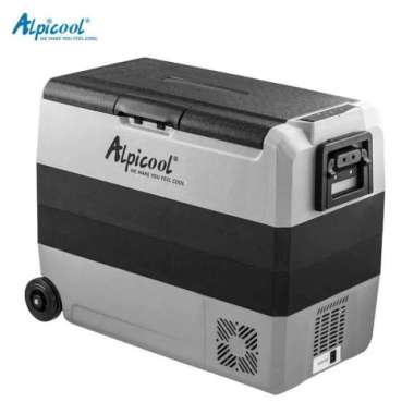 ALPICOOL T60 Kulkas Mobil Portable Mini Fridge Freezer Car Cooler 60L AC DC 60W Multifungsi