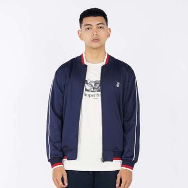 3Second Men's Tracksuit Jacket Regular Fit Polyester Sporty Asmodus HP-C040625 Blue XL