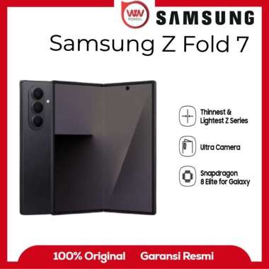 Hp Samsung Z Fold 7 Ram 12GB Internal 512GB Garansi Resmi JetBlack